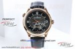 TF Factory Jaeger LeCoultre Master Geographic Black Sector Dial 42mm Copy 939B1 Automatic Watch